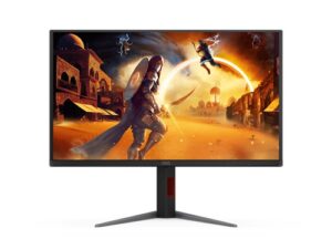 AOC Q27G4ZD, 26.5" QHD OLED Gaming Monitor, 2560x1440, 0.03ms, 280Hz, Adaptive Sync, 2xHDMI, 1xDP, VESA, Height Adjustable, Swivel, Pivot, Tilt, 3 Year Warranty