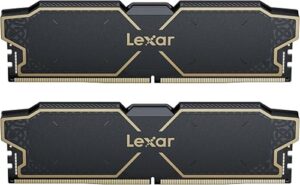 Lexar LD5U16G60C38LG-RGD, Thor DDR5 OC Dimm With Heat Sink, 32GB(2x16GB), 6000MHz, CL38, 1.35V, Limited Lifetime Warranty