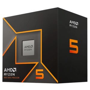 AMD 100-100000718BOX, Ryzen 5-9600, AM5 Socket, 6 Core, 12 Thread, Base: 3.8GHz, Turbo: 5.2GHz, 38MB Cache, TDP: 65W, 3 Year Warranty