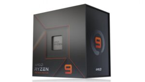 AMD 100-100000589WOF, Ryzen 9-7900X, AM5 Socket, 12 Cores, 24 Threads, Base: 4.7GHz, Turbo: 5.6GHz, 64MB Cache, TDP: 170W, 3 Year Warranty