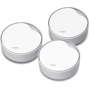 *Sale till 03 Feb* TP-Link DECO-X50-POE-3PK, AX3000 Whole Home Mesh Wieless AX System, 2xGbE PoE+ Port, MU-MIMO, OFDMA, White, Pack of 3, 3 Year Warranty