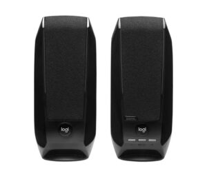 Logitech 980-001368, S150 Speaker, Stereo, USB, Black, 1 Year Warranty