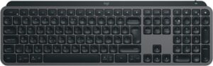 Logitech 920-011563, MX Keys S Advanced Keyboard, Wireless+Bluetooth, Illuminated, Graphite, 2 Year Warranty
