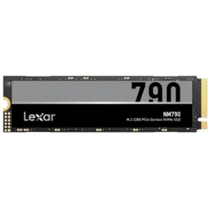 *Limits Apply, contact your AM* Lexar LNM790X004T-RNNNG, NM790, 4TB, M.2 NVMe, PCIe4.0, 3000TBW, Read Speed: Up to 7400MB/s, Write Speed: Up to 6500MB/s, 5 Year Warranty