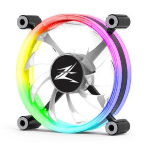 Zalman ZM-IF120, Size: 120mm, Airflow: 55.2CFM, Noise: 21dBA, ARGB, Black, 1 Year Warranty