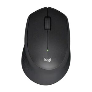 Logitech 910-004914, M331 Silent Plus Wireless Optical Mouse, USB, 1000 dpi, Black, 1 Year Warranty