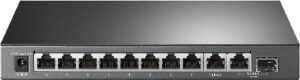 TP-Link TL-SG1210PP, Gigabit Desktop Switch, 10xGbE Port, 1xSFP Port, 6xPoE+ Port, 2xPoE++, Unmanaged, 5 Year Warranty