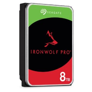 Seagate ST8000NT001, IronWolf Pro, 8TB, 3.5", SATA 6Gb/s, 7200RPM, 256MB Cache, 5 Year Warranty