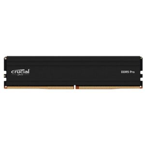 *Limits Apply, contact your AM* Crucial CP16G56C46U5, Pro, UDIMM, DDR5 16GB (1x16GB), 5600MHz, Limited Lifetime Warranty