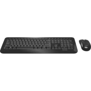 Incase PY9-00018,  Microsoft Wireless Desktop 850 Keyboard & Mouse, QWERTY, USB 2.0 Wireless RF, Optical, 1000 dpi, 3 Button, Scroll Wheel, Black, 1 Year Warranty
