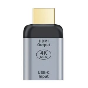Astrotek AT-HDMIUSBC-MF, USB-C to HDMI Female to Male Adapter support 4K@60Hz Aluminum shell Gold plating for Windows Android Mac OS, 1 Year Warranty