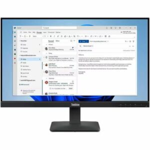 Lenovo 64B5KAR1AU, ThinkVision S24-4E, 23.8" IPS FHD Monitor, 1920x1080, 16:9, 1xHDMI, 1xVGA, VESA, Tilt, 3 Year Warranty