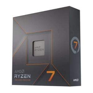AMD 100-100000591WOF, Ryzen 7-7700X, AM5 Socket, 8 Cores, 16 Threads,  Base: 4.5GHz, Turbo: 5.4GHz, 32MB Cache, TDP: 105W, 3 Year Warranty