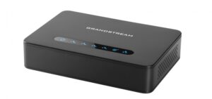 Grandstream HT814, 4 Port FXS ATA, 2x 1Gb Ethernet Ports, NAT Router, Four (4) FXS ports, Two (2) 10/100/1000Mbps RJ45 ports, 1 Year