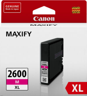 Canon PGI2600XLM, Magenta Ink Tank, Canon MAXIFY iB4060, Canon MAXIFY MB5060, Canon MAXIFY MB5360, 1 Year