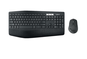 Logitech 920-008233, MK850 Wireless Desktop Keyboard Mouse Combo, 3 Year battery life, Incurve keys Low profile Cushioned palm rest, 1 Year