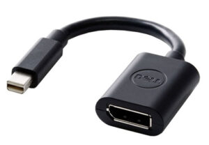 Dell 450-19125, Mini DisplayPort (M) to DisplayPort (F) Adapter, 1 Year Warranty
