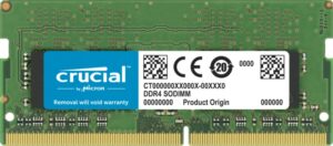 *Limits Apply, contact your AM* Crucial CT32G4SFD832A, SODIMM, DDR4 32GB(1x32GB), 3200MHz, CL22, 1.2V, Limited Lifetime Warranty