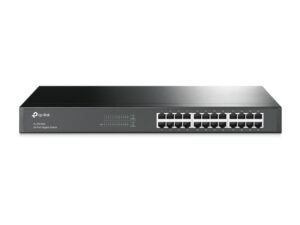 TP-Link TL-SG1024, 24-Port Gigabit Switch,19" Rack-Mountable Steel case, 1U, 3 Year Warranty