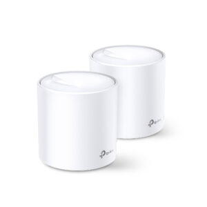 TP-Link Deco X20(2-pack), AX1800 Whole Home Mesh Wireless AX System, Dual-Band,  Up To 370 sqm Coverage, 2x LAN/WAN Gigabit Ethernet Ports, OFDMA, MU-MIMO, 1 Year Warranty