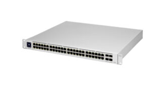 Ubiquiti USW-PRO-48-AU, UniFi 48 port Managed Gigabit Layer2 & Layer3 Switch - 48x Gigabit Ethernet Ports, 4x SFP+ Ports - Touch Display - Gen 2, 1 Year Warranty