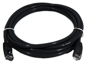 8Ware PL6A-3BLK, Cat6a UTP Ethernet Cable, 3m, Black, 1 Year Warranty