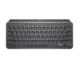 Logitech 920-010505, MX Keys Mini Keyboard, Wireless+Bluetooth, Wireless Range: 10m, USB, Graphite, 1 Year Warranty