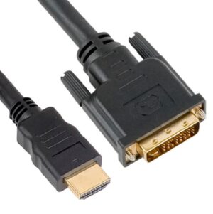 Astrotek AT-HDMIDVID-MM-5, HDMI to DVI-D Adapter Converter Cable, Male to Male, 5m, 1 Year Warranty
