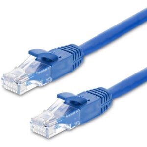 Astrotek AT-RJ45BLU6-025M, CAT6 Cable 0.25m / 25cm - Blue Color Premium RJ45 Ethernet Network LAN UTP Patch Cord 26AWG-CCA PVC Jacket, 1 Year