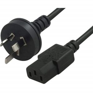 Astrotek AT-IEC-2M, AU Power Cable 2m - Male Wall 240v PC to Power Socket 3pin to ICE 320-C13 for Notebook/AC Adapter, 1 Year