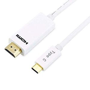 Astrotek AT-USBCHDMI-1.8, 2m USB 3.1 Type C (USB-C) to HDMI Adapter Converter Cable Male to Male for Apple Macbook Chromebook Samsung Galaxy S8+ ~CB8W-RC-3USBHDMI-2, 1 Year