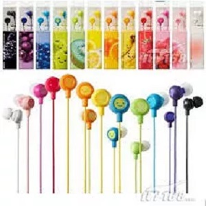 Novelty Earphones -  Legoo Design, Mixed Colours