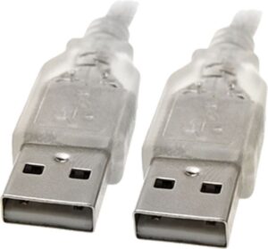 8Ware UC-2003AA, USB 2.0 Cable, Type-A Male to Type-A Female, Length: 3m, Transparent Colour, 1 Year Warranty