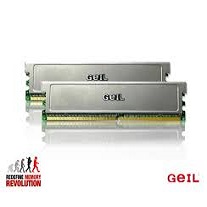 Geil 1GB Kit 2x512 DDR2 DIMM 667 C5, Limited Lifetime Warranty