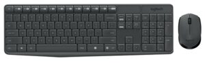 Logitech 920-007937, MK235 Wireless Keyboard and Mouse Combo, 2.4GHz Wireless Compact Long Battery Life 8 Shortcut keys, 1 Year
