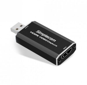 Simplecom DA315, SHDMI to USB 2.0 Video Capture Card Full HD 1080p for Live Streaming Recording, 1 Year warranty