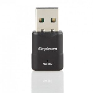 Simplecom NW382, Mini Wireless N USB WiFi Adapter 802.11n 300Mbps, 1 Year Warranty