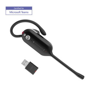 Yealink WH63-P-TEAMS, DECT Convertible Portable Headset, Wireless, WDD60 DECT Dongle, Black, 2 Year Warranty