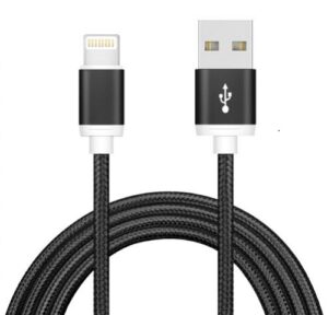 Astrotek AT-USBLIGHTNINGB-2M, USB Lightning, 2m, Data Sync Charger Cable, Color: Black, 1 Year Warranty