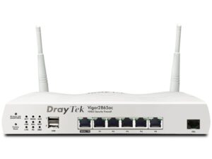 Draytek DV2865AC, Vigor2865ac, Dual-WAN VPN Firewall Router, 1x GbE WAN/LAN, and 3G/4G USB WAN port, 5x GbE LANs, MIMO, Wireless AC, 2x USB 2.0, 1 Year Warranty