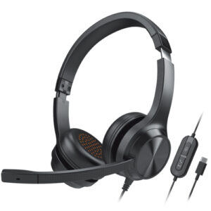 Creative 90048385, Chat USB Headset, Stereo, On-ear, Wired, Cable Length: 2.1m, USB-C, Black, 1 Year Warranty