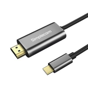 Simplecom DA321, 1.8M (6ft), USB Type-C to HDMI Cable, 1 Year Warranty