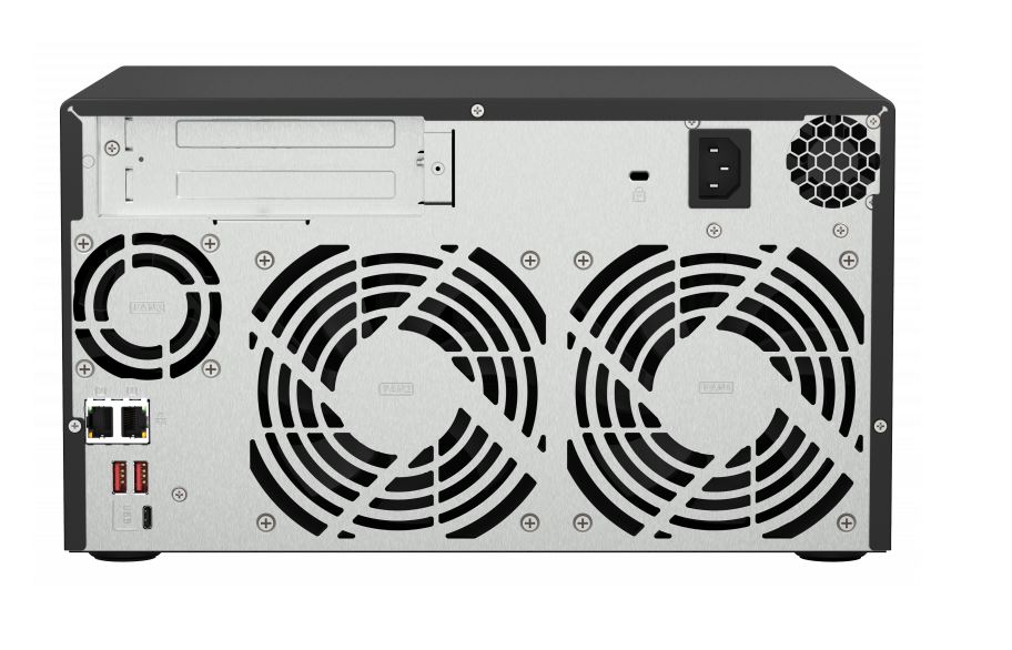 QNAP TS-873A-8G 8 Bay NAS AMD Ryzen™ Embedded V1500B 4-core/8-thread 2.2 GHz 8GB RAM 2xM.2 2280 PCIe 2x2.5GbE Hot-swappable WOL 3xUSB3.2 3YR WTY - Image 4