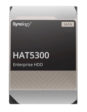 Synology Enterprise Storage HDD 12TB, Internal,  3.5' SATA , HAT5300, 5-year warranty, reliable hard drives for Synology systems