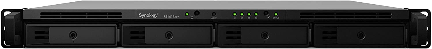 Synology RackStation RS1619xs+ 4-Bay 3.5' Diskless 4xGbE (1U Rack),Intel Xeon D-1527 quad core,2.2GHz,8GB DDR4 ,2xUSB3,0 Expansion port x 1 5 Yr SRS - Image 2