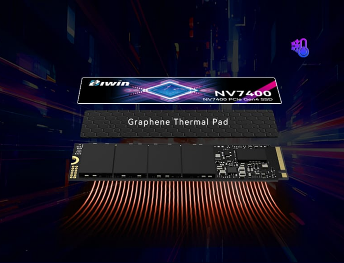 BIWIN NV7400-1TB-PCIe4.0 M.2 2280 up to 7400MB/s & 6500MB/s BNV740001TB-RGX - 5 Year Warranty - Image 2