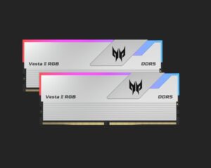 Predator Vesta II DDR5 6000 MHz 32GB (16GB*2) 1R*8 PC5 6000 CL36-45-45-96  Supports XMP 3.0 & EXPO Silver BL.9BWWR.653