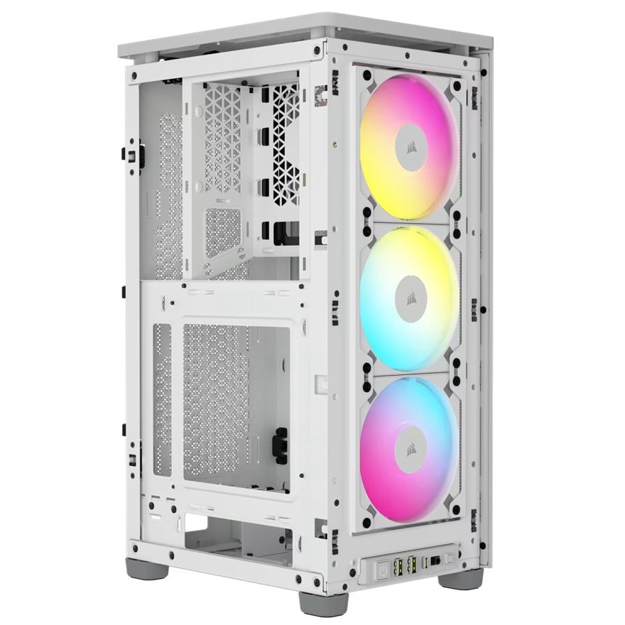 Corsair 2000D RGB AIRFLOW Mini-ITX PC Case - White, SFX, 365mm GPU, 165mm CPU, 120-360mm radiator, 3x 2.5' bays, USB-C/USB-A, 5.5kg, 2yr wty(LS) - Image 3