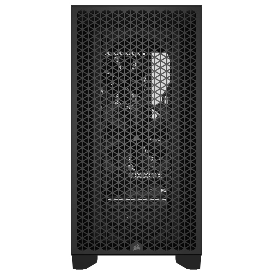 Corsair 3000D AIRFLOW Mid-Tower PC Case - Black, Steel, Tempered Glass, ATX, 7 Slots, 360mm GPU, 170mm CPU, 2yr wty - Image 2