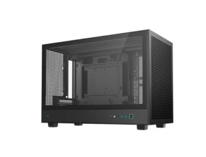 DeepCool CH260 M-ATX Case, Extremely Portable Size,Abundant Airflow Ventilation,Mesh and Glass panels,Up to 360mm Liquid Cooling